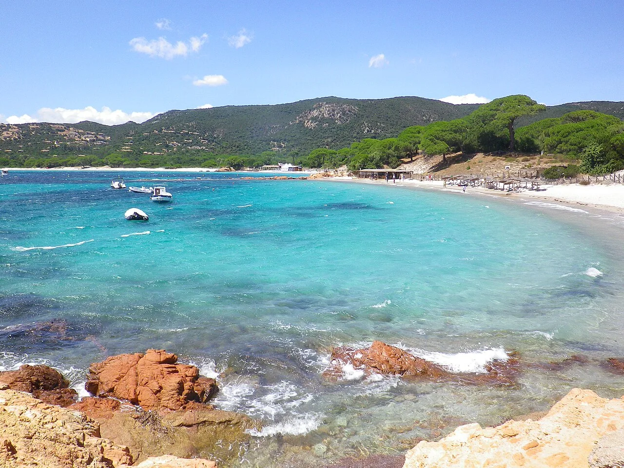 Photographie d'illustration de la plage de Palombaggia près de Porto-Vecchio